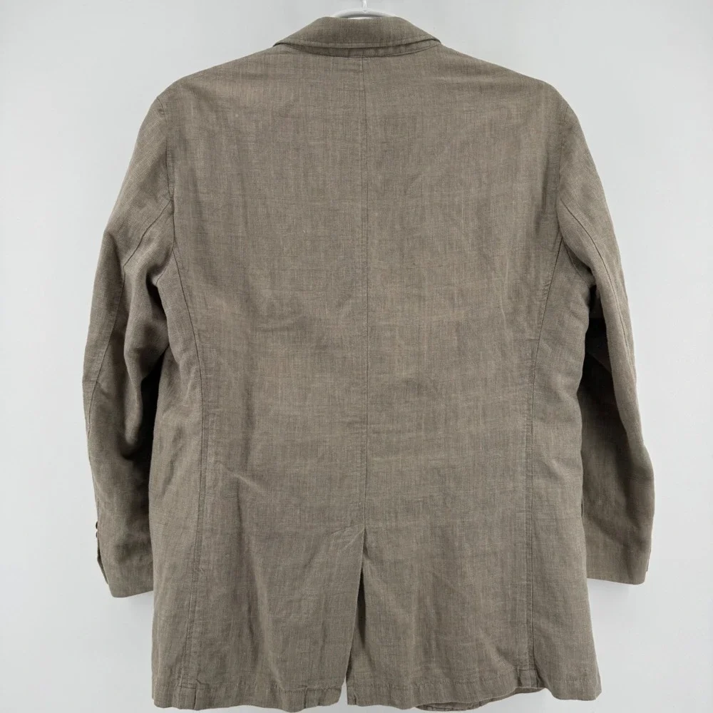 Tommy Bahama Blazer Mens XL Tan Island Soft Linen‎ Cotton 3-Button Sport Coat